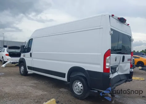 2020 Ram Promaster 2500 High Roof 159 Wb z USA, uszkodzony, nr VIN 3C6TRVDG9LE133589